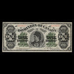 Canada, Dominion of Canada, 1 dollar <br /> June 1, 1878