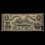 Canada, Dominion of Canada, 2 dollars <br /> July 1, 1870