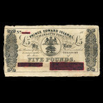 Canada, Government of Prince Edward Island, 5 pounds <br /> 1858