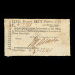 Canada, Army Bill Office, 10 dollars <br /> March 1814