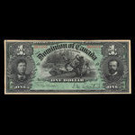 Canada, Dominion of Canada, 1 dollar <br /> July 2, 1897