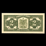 Canada, Dominion of Canada, 2 dollars <br /> July 2, 1923