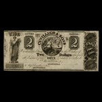 Canada, Cuvillier & Sons, 2 dollars <br /> 1838