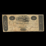 Canada, Montreal Bank, 5 dollars : May 2, 1821