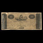 Canada, Montreal Bank, 10 dollars : July 1, 1829