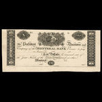 Canada, Montreal Bank, 10 dollars : 1822