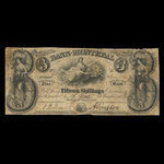 Canada, Bank of Montreal, 3 dollars <br /> May 1, 1844