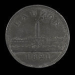 Canada, Lauzon Ferry, 4 pence <br /> 1821