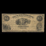 Canada, Summerside Bank of Prince Edward Island, 1 dollar <br /> April 2, 1866