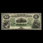 Canada, Commercial Bank of Newfoundland, 2 dollars <br /> January 3, 1888