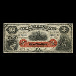 Canada, Commercial Bank of Newfoundland, 2 dollars <br /> January 3, 1888