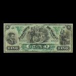 Canada, Banque de St. Jean, 5 dollars <br /> April 1, 1906