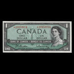 Canada, Bank of Canada, 1 dollar <br /> 1954