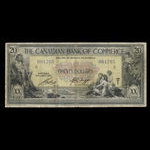 Canada, Canadian Bank of Commerce, 20 dollars <br /> January 2, 1917
