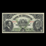 Canada, Bank of Montreal, 5 dollars <br /> November 3, 1914