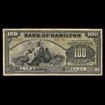 Canada, Bank of Hamilton, 100 dollars <br /> June 1, 1914