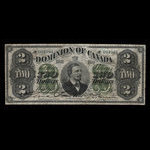 Canada, Dominion of Canada, 2 dollars <br /> June 1, 1878