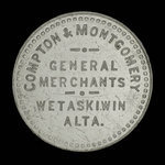 Canada, Compton & Montgomery, 25 cents <br /> 1911