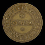 Canada, J.A. Bernardin, no denomination <br /> 1892