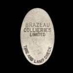 Canada, Brazeau Collieries Limited, no denomination <br />