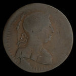 Canada, unknown, 1/2 penny <br /> 1838