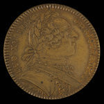 France, Louis XV, no denomination <br /> 1751