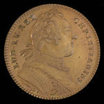 France, Louis XV, no denomination : 1754