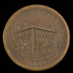Canada, Bank of Montreal, 1 penny <br /> 1838