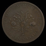 Canada, Bank of Montreal, 1 sou : 1838