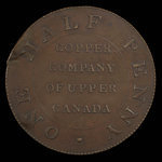 Canada, Copper Company of Upper Canada, 1/2 penny <br /> 1794