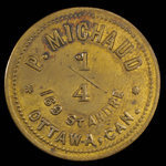 Canada, P. Michaud, 1 quart, milk <br /> 1895