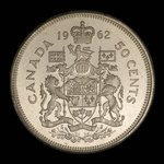 Canada, Elizabeth II, 50 cents <br /> 1962