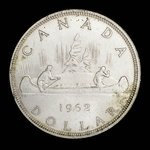 Canada, Elizabeth II, 1 dollar <br /> 1962