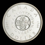 Canada, Elizabeth II, 1 dollar <br /> 1964