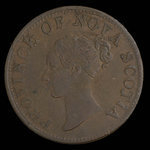 Canada, Province of Nova Scotia, 1/2 penny <br /> 1840