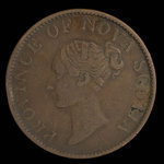 Canada, Province of Nova Scotia, 1/2 penny <br /> 1843