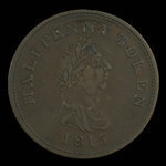 Canada, unknown, 1/2 penny <br /> 1815