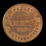 Canada, F.X. Paquet, no denomination <br /> 1892
