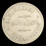 Canada, F.X. Paquet, no denomination <br /> 1892