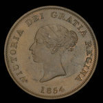 Canada, Province of New Brunswick, 1 penny <br /> 1854