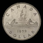 Canada, George VI, 1 dollar <br /> 1952