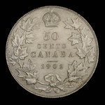 Canada, Edward VII, 50 cents <br /> 1902