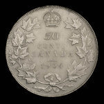 Canada, Edward VII, 50 cents <br /> 1904