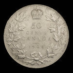 Canada, Edward VII, 50 cents <br /> 1906