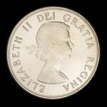 Canada, Elizabeth II, 50 cents <br /> 1958