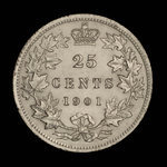Canada, Victoria, 25 cents <br /> 1901