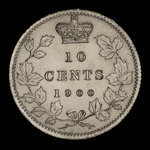 Canada, Victoria, 10 cents <br /> 1900