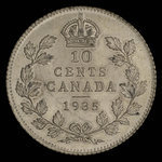 Canada, George V, 10 cents <br /> 1935