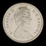 Canada, Elizabeth II, 10 cents <br /> 1965