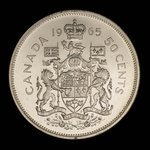 Canada, Elizabeth II, 50 cents <br /> 1965